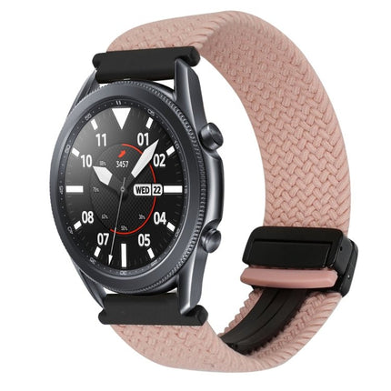 20mm Magnetic Buckle Braided Watch Strap, For Samsung Galaxy Watch Active 2, For Samsung Galaxy Watch 3 41mm - DealBuddy
