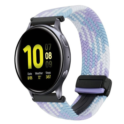 20mm Magnetic Buckle Braided Watch Strap, For Samsung Galaxy Watch Active 2, For Samsung Galaxy Watch 3 41mm - DealBuddy