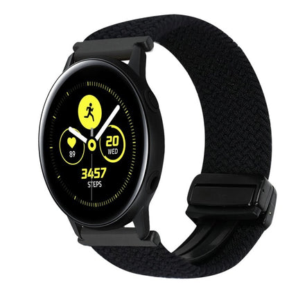 20mm Magnetic Buckle Braided Watch Strap, For Samsung Galaxy Watch Active, For Samsung Galaxy Watch 42mm - DealBuddy