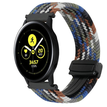 20mm Magnetic Buckle Braided Watch Strap, For Samsung Galaxy Watch Active, For Samsung Galaxy Watch 42mm - DealBuddy