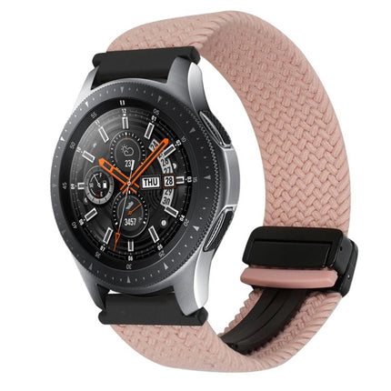 20mm Magnetic Buckle Braided Watch Strap, For Samsung Galaxy Watch Active, For Samsung Galaxy Watch 42mm - DealBuddy