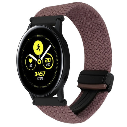 20mm Magnetic Buckle Braided Watch Strap, For Samsung Galaxy Watch Active, For Samsung Galaxy Watch 42mm - DealBuddy