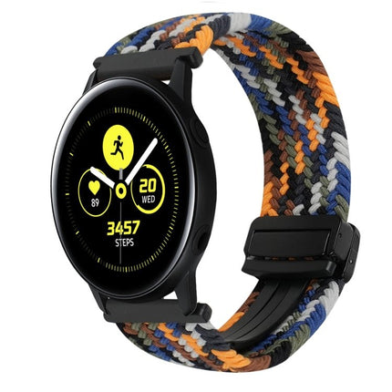 20mm Magnetic Buckle Braided Watch Strap, For Samsung Galaxy Watch Active, For Samsung Galaxy Watch 42mm - DealBuddy