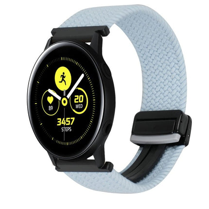 20mm Magnetic Buckle Braided Watch Strap, For Samsung Galaxy Watch Active, For Samsung Galaxy Watch 42mm - DealBuddy