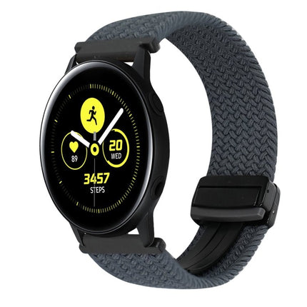 20mm Magnetic Buckle Braided Watch Strap, For Samsung Galaxy Watch Active, For Samsung Galaxy Watch 42mm - DealBuddy