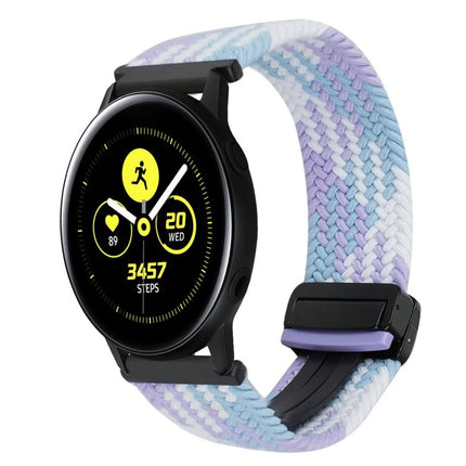 20mm Magnetic Buckle Braided Watch Strap, For Samsung Galaxy Watch Active, For Samsung Galaxy Watch 42mm - DealBuddy