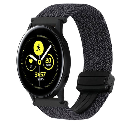 20mm Magnetic Buckle Braided Watch Strap, For Samsung Galaxy Watch Active, For Samsung Galaxy Watch 42mm - DealBuddy