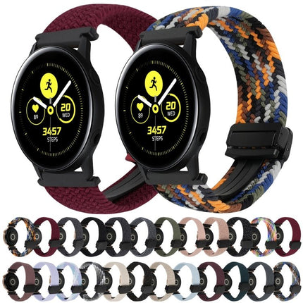 20mm Magnetic Buckle Braided Watch Strap, For Samsung Galaxy Watch Active, For Samsung Galaxy Watch 42mm - DealBuddy