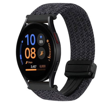 20mm Magnetic Buckle Braided Watch Strap, For Samsung Galaxy Watch FE 40mm, For Samsung Galaxy Watch 6 Classic - DealBuddy