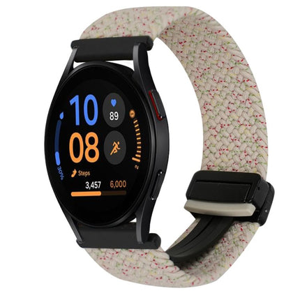 20mm Magnetic Buckle Braided Watch Strap, For Samsung Galaxy Watch FE 40mm, For Samsung Galaxy Watch 6 Classic - DealBuddy