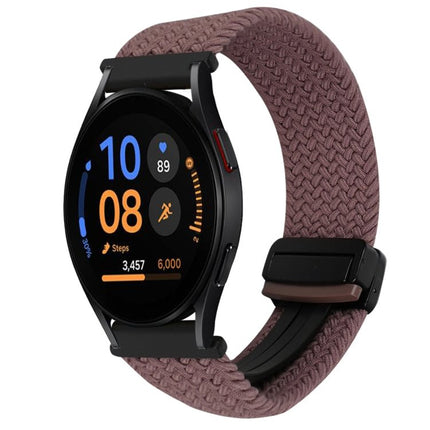 20mm Magnetic Buckle Braided Watch Strap, For Samsung Galaxy Watch FE 40mm, For Samsung Galaxy Watch 6 Classic - DealBuddy