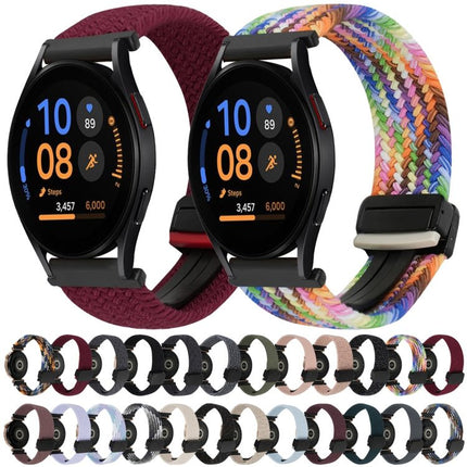 20mm Magnetic Buckle Braided Watch Strap, For Samsung Galaxy Watch FE 40mm, For Samsung Galaxy Watch 6 Classic - DealBuddy