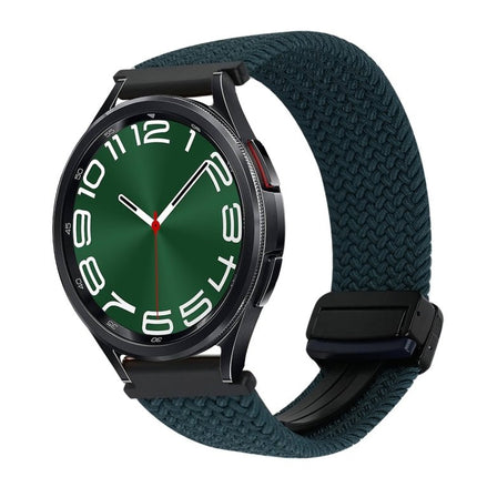20mm Magnetic Buckle Braided Watch Strap, For Samsung Galaxy Watch FE 40mm, For Samsung Galaxy Watch 6 Classic - DealBuddy