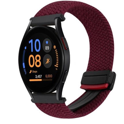 20mm Magnetic Buckle Braided Watch Strap, For Samsung Galaxy Watch FE 40mm, For Samsung Galaxy Watch 6 Classic - DealBuddy