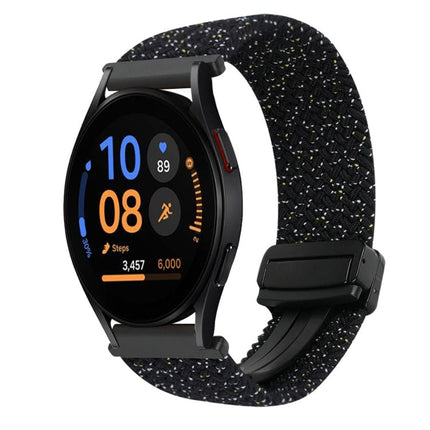 20mm Magnetic Buckle Braided Watch Strap, For Samsung Galaxy Watch FE 40mm, For Samsung Galaxy Watch 6 Classic - DealBuddy