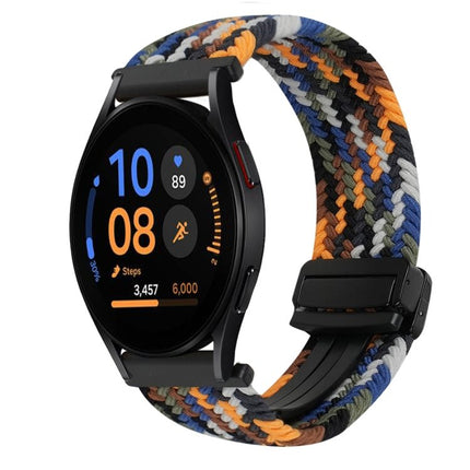 20mm Magnetic Buckle Braided Watch Strap, For Samsung Galaxy Watch FE 40mm, For Samsung Galaxy Watch 6 Classic - DealBuddy