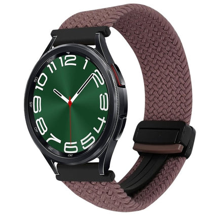 20mm Magnetic Buckle Braided Watch Strap, For Samsung Galaxy Watch FE 40mm, For Samsung Galaxy Watch 6 Classic - DealBuddy