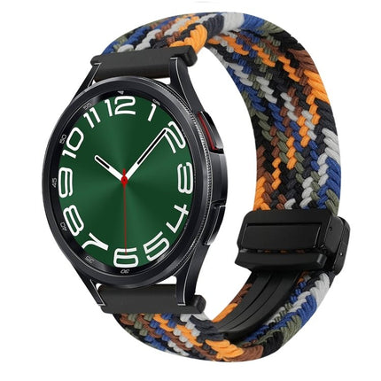 20mm Magnetic Buckle Braided Watch Strap, For Samsung Galaxy Watch FE 40mm, For Samsung Galaxy Watch 6 Classic - DealBuddy