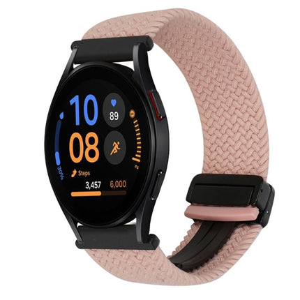 20mm Magnetic Buckle Braided Watch Strap, For Samsung Galaxy Watch FE 40mm, For Samsung Galaxy Watch 6 Classic - DealBuddy