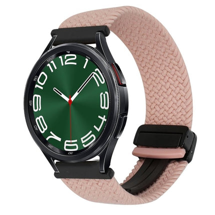 20mm Magnetic Buckle Braided Watch Strap, For Samsung Galaxy Watch FE 40mm, For Samsung Galaxy Watch 6 Classic - DealBuddy