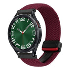 For Samsung Galaxy Watch 6 Classic / Black Sand Red