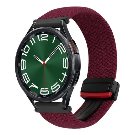 20mm Magnetic Buckle Braided Watch Strap, For Samsung Galaxy Watch FE 40mm, For Samsung Galaxy Watch 6 Classic - DealBuddy