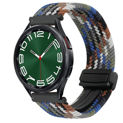 20mm Magnetic Buckle Braided Watch Strap, For Samsung Galaxy Watch FE 40mm, For Samsung Galaxy Watch 6 Classic - DealBuddy