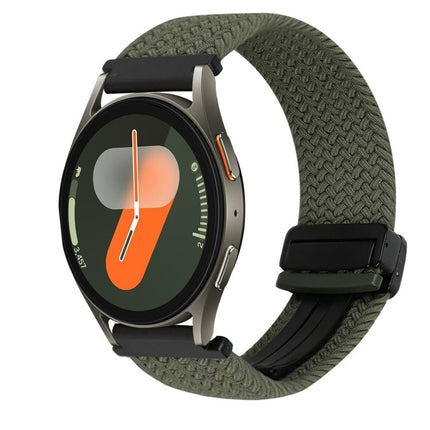 20mm Magnetic Buckle Braided Watch Strap, For Samsung Gear S2 Classic, For Samsung Galaxy Watch 7 - DealBuddy