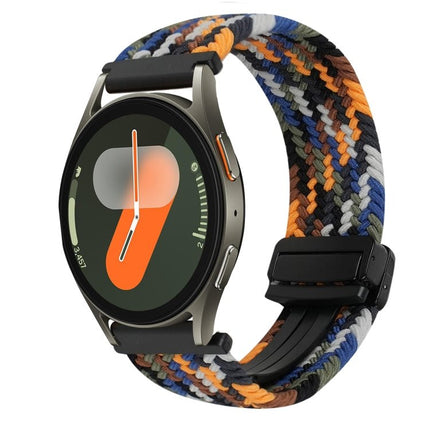 20mm Magnetic Buckle Braided Watch Strap, For Samsung Gear S2 Classic, For Samsung Galaxy Watch 7 - DealBuddy