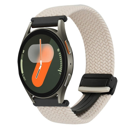 20mm Magnetic Buckle Braided Watch Strap, For Samsung Gear S2 Classic, For Samsung Galaxy Watch 7 - DealBuddy