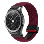 For Samsung Gear S2 Classic / Black Sand Red