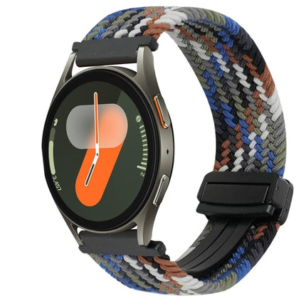 20mm Magnetic Buckle Braided Watch Strap, For Samsung Gear S2 Classic, For Samsung Galaxy Watch 7 - DealBuddy