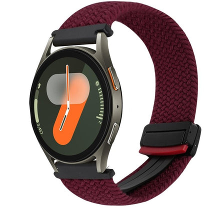 20mm Magnetic Buckle Braided Watch Strap, For Samsung Gear S2 Classic, For Samsung Galaxy Watch 7 - DealBuddy