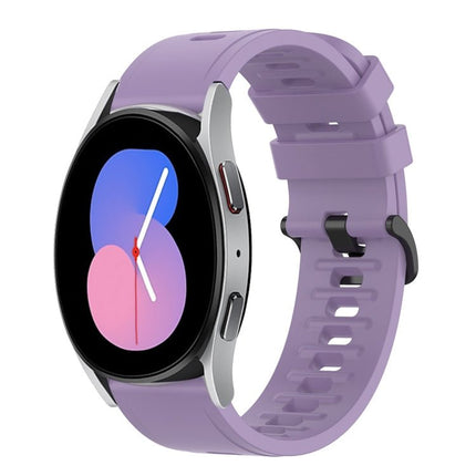 20mm Solid Color Soft Silicone Watch Band, For Samsung Galaxy Watch Active 2 44mm, For Samsung Galaxy Watch 42mm - DealBuddy