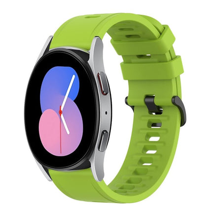 20mm Solid Color Soft Silicone Watch Band, For Samsung Galaxy Watch Active 2 44mm, For Samsung Galaxy Watch 42mm - DealBuddy
