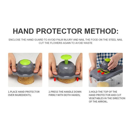 22 in 1 Multifunctional Food Chopper Grater Onion Dicer Veggie Cutter with 13 Stainless Steel Blades - DealBuddy