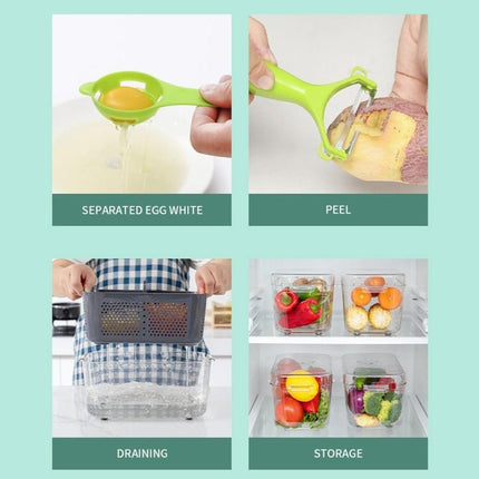22 in 1 Multifunctional Food Chopper Grater Onion Dicer Veggie Cutter with 13 Stainless Steel Blades - DealBuddy