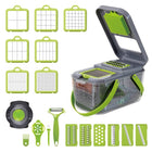 22 in 1 Multifunctional Food Chopper Grater Onion Dicer Veggie Cutter with 13 Stainless Steel Blades - DealBuddy