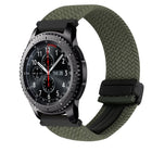 22mm Magnetic Buckle Braided Watch Band, For Samsung Galaxy Gear S3 Frontier, For Samsung Galaxy Watch 3 45mm - DealBuddy