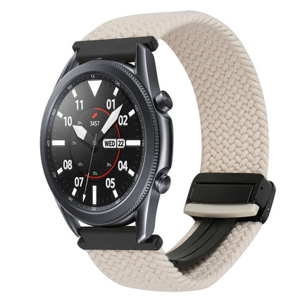 22mm Magnetic Buckle Braided Watch Band, For Samsung Galaxy Gear S3 Frontier, For Samsung Galaxy Watch 3 45mm - DealBuddy