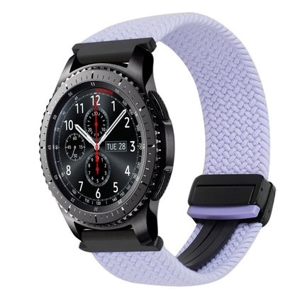 22mm Magnetic Buckle Braided Watch Band, For Samsung Galaxy Gear S3 Frontier, For Samsung Galaxy Watch 3 45mm - DealBuddy