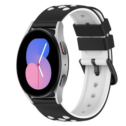 22mm Two - Color Silicone Watch Band, For Samsung Galaxy Watch Active2 44mm, For Samsung Galaxy Watch 42mm - DealBuddy