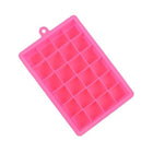 24 Grids Silicone Ice Cube Tray Molds Square Shape Ice Cube Maker Fruit Popsicle Ice Cream Mold - DealBuddy