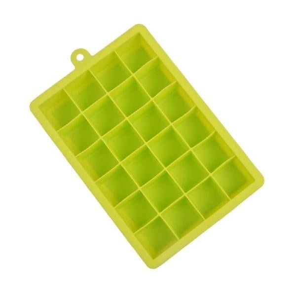 24 Grids Silicone Ice Cube Tray Molds Square Shape Ice Cube Maker Fruit Popsicle Ice Cream Mold - DealBuddy