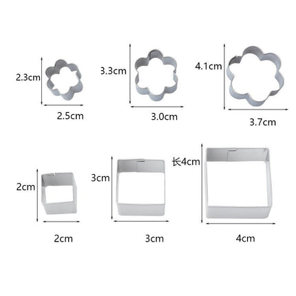 24 PCS / Set Stainless Steel DIY Cookie Biscuits Molds Geometry Baking Tools (Octagon) - DealBuddy