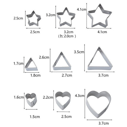 24 PCS / Set Stainless Steel DIY Cookie Biscuits Molds Geometry Baking Tools (Octagon) - DealBuddy