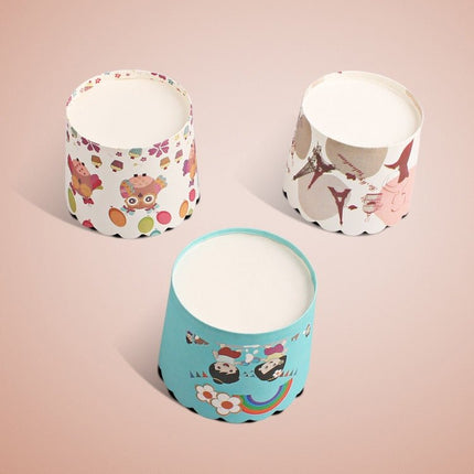 24pcs / Pack Round Lamination Cake Cup Muffin Cases Chocolate Cupcake Liner Baking Cup, Size: 7 x 6 x 5.5cm, Random Color Delivery - DealBuddy