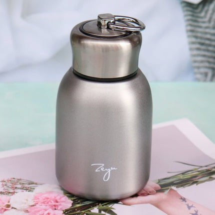 280ml 304 Stainless Steel Handle Vacuum Insulation Cup Big Belly Gift Cup - DealBuddy