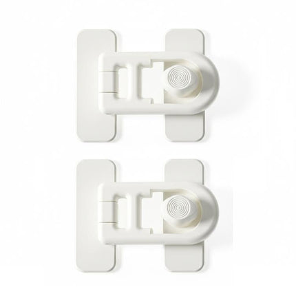 2pcs Child Proof Refrigerator Lock No - Drill Anti - Pinch Baby Safety Lock - DealBuddy