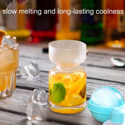 2PCS Home Whiskey Bulb Ice Ball Ice Cube Silicone Mold With Funnel - DealBuddy